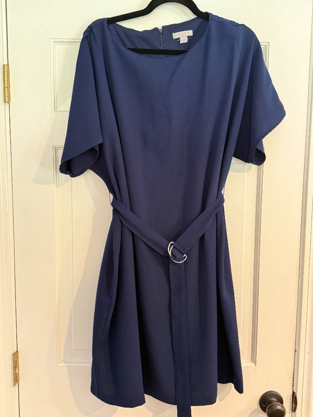 NY&C Navy Blue Belted Dress